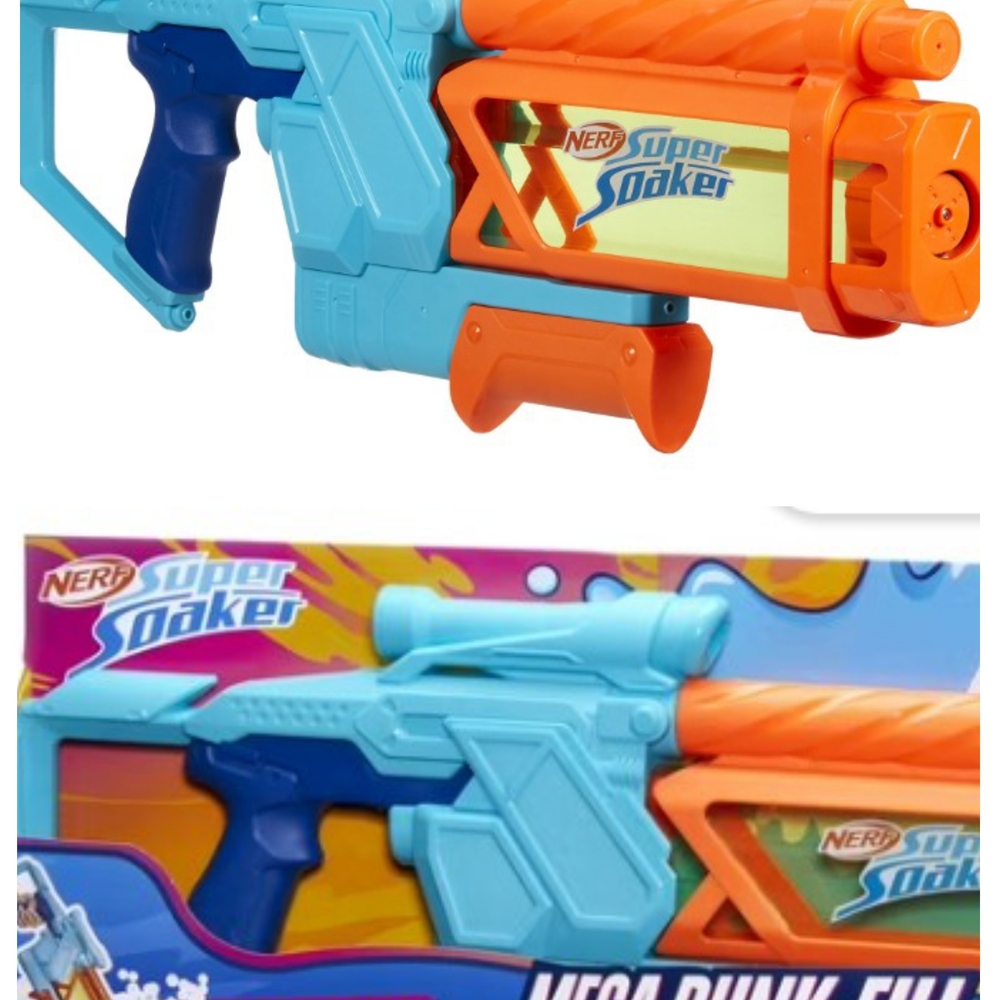 Nerf Super Soaker Mega Blaster - Blue and Orange